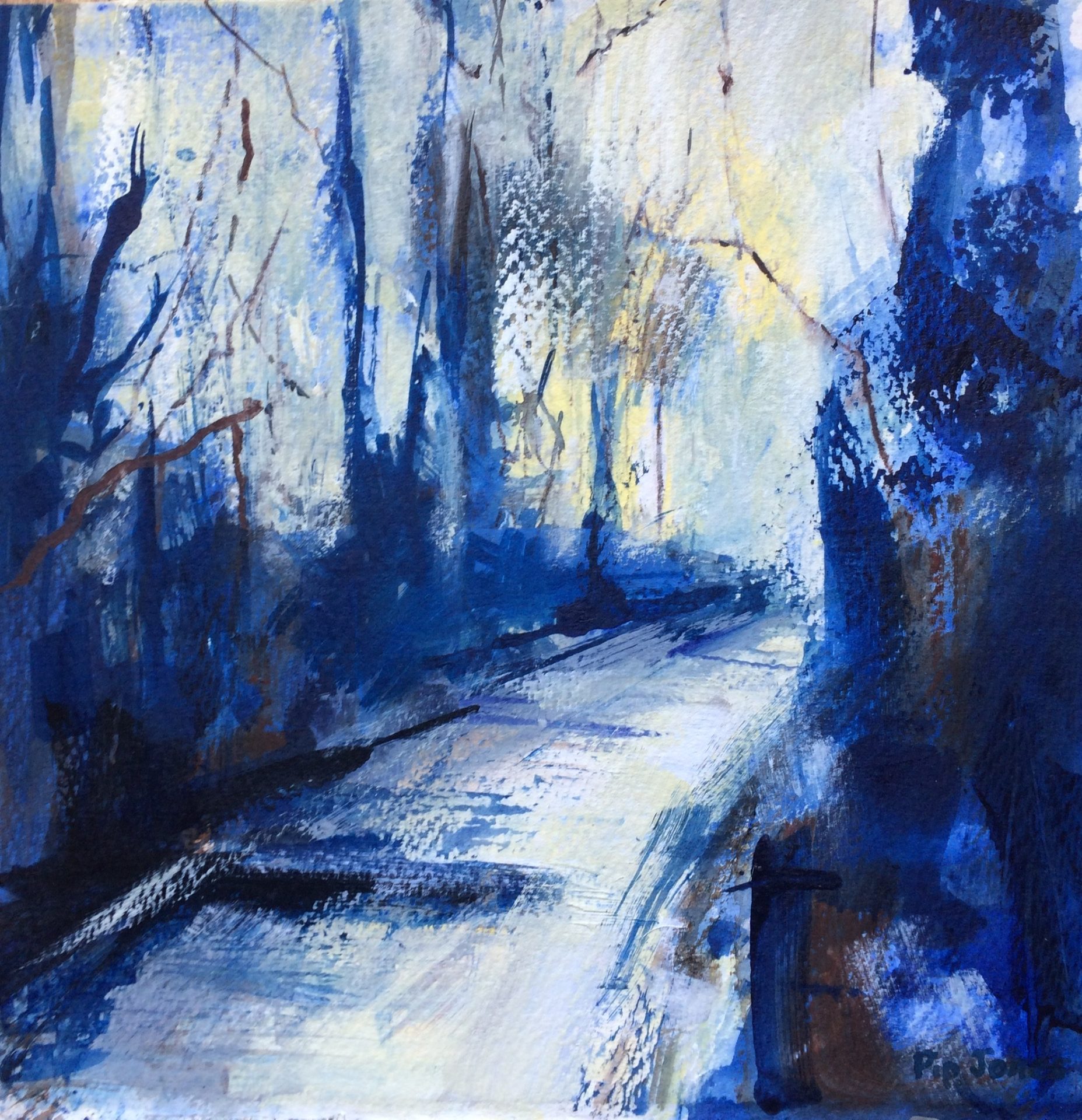 Benthall Lane, giclée print, 30x30cm