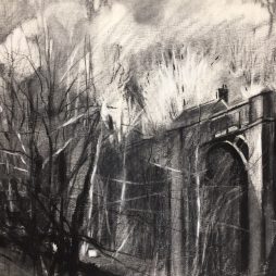 Brian's Chimney, charcoal