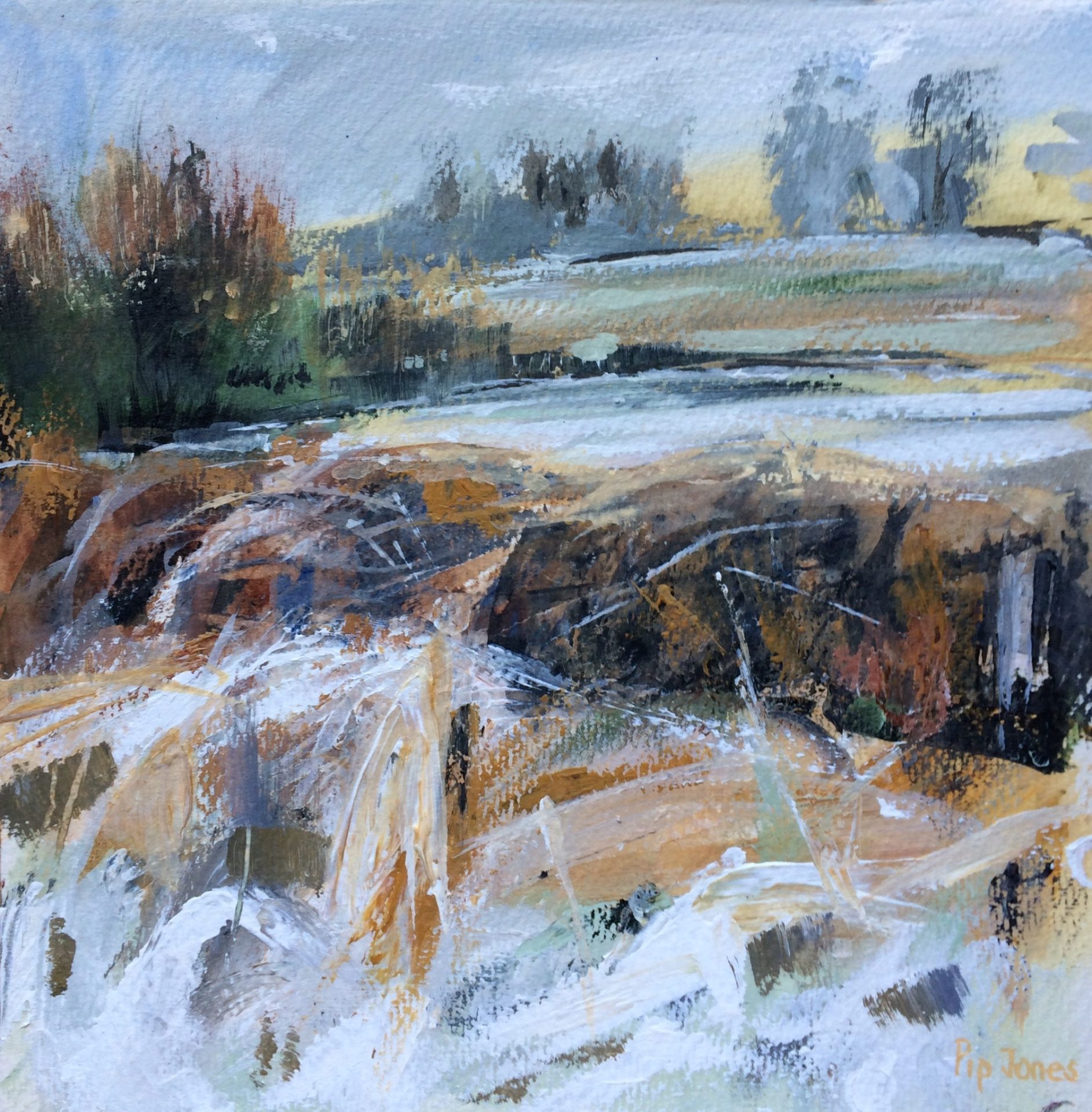 First Hoar Frost, giclée print, 30x30cm