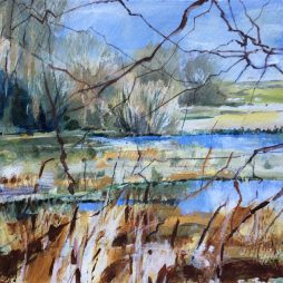 Fishing Pools, giclée print, 30x30cm