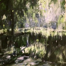 Midsummer Solstice, mixed media