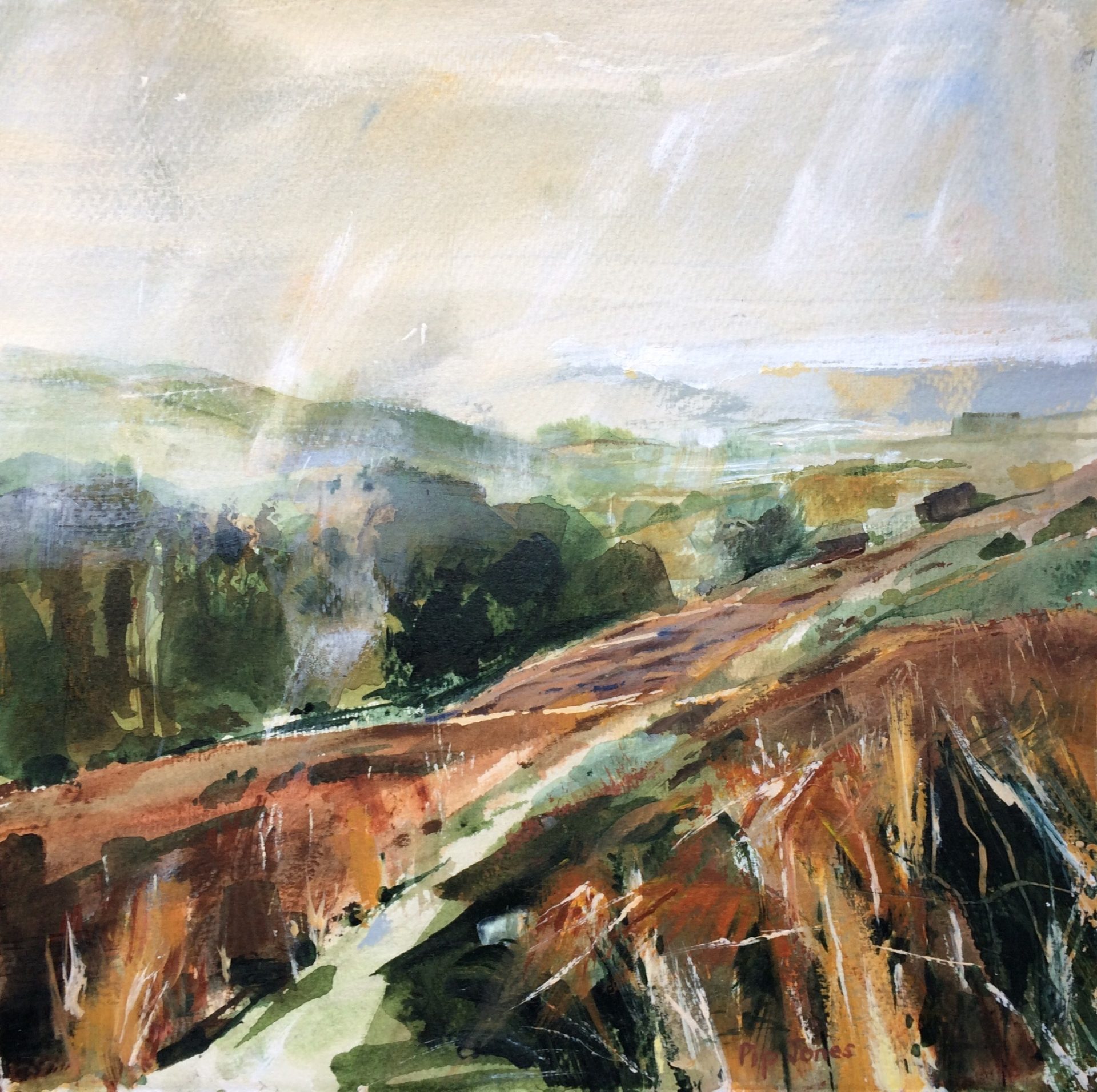 Wilderness Walk, giclée print, 40x40cm